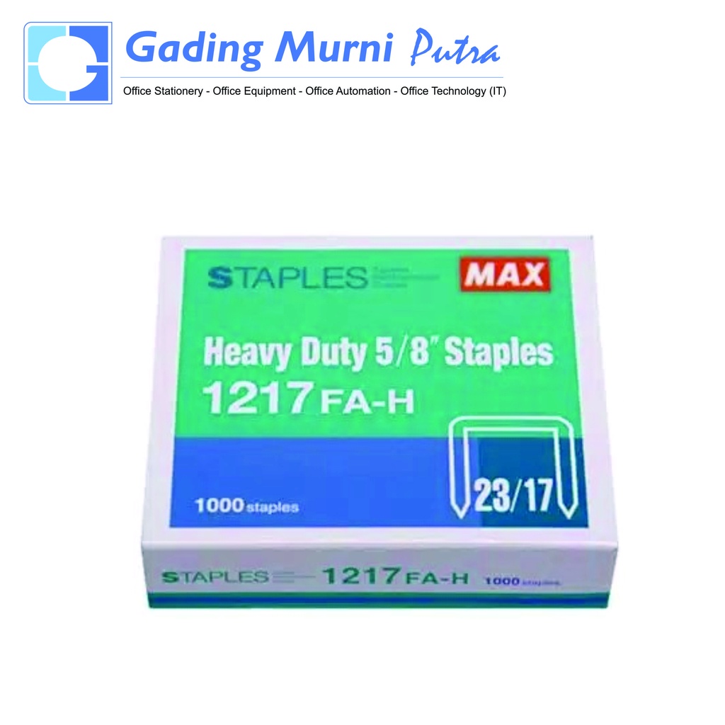 

Isi Staples MAX Heavy Duty 1217 FA-H 23/17