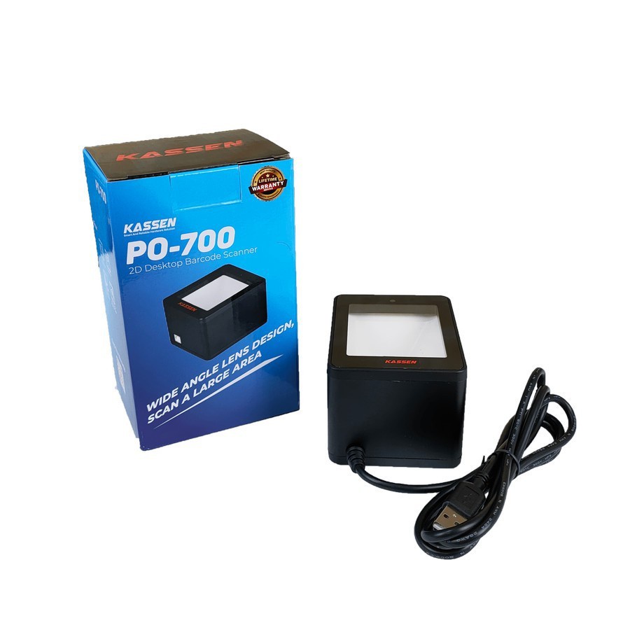 Barcode Scanner QR Payment Digital Box Scandana USB KASSEN PO-700 Omni