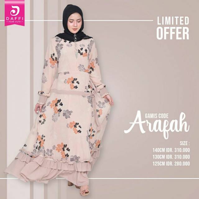 Gamis Arafah Ori Daffi