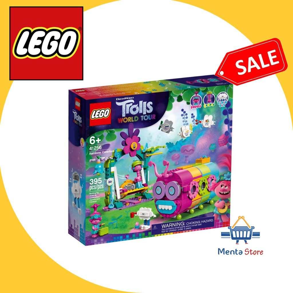 LEGO Trolls 41256 Rainbow Caterbus Bricks Mainan Film Anak Kids Toys