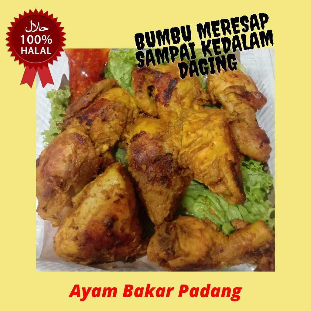 Ayam Bakar Panggang Bumbu Padang Asli Original Enak Lauk ...