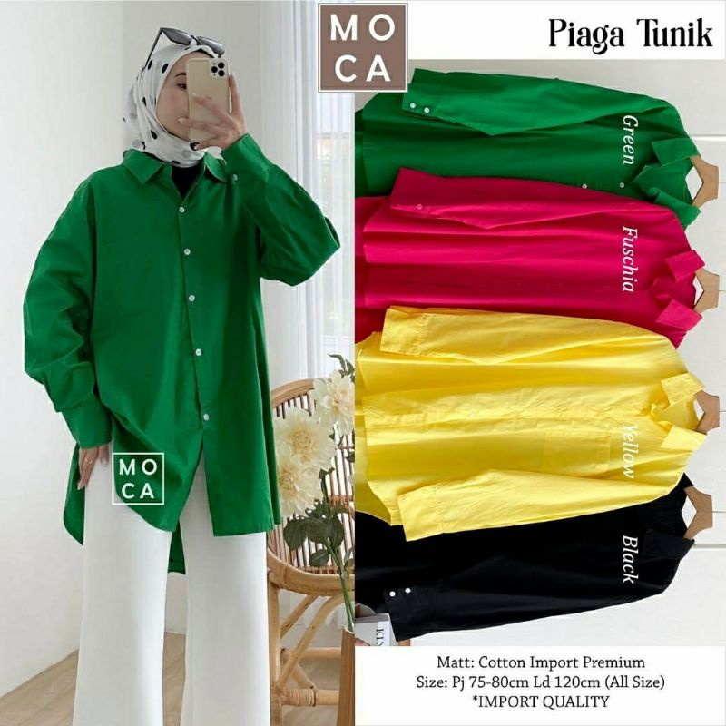 Piaga Tunik, TUNIK WANITA JUMBO POLOS CANTIK FIT XXL LD 120 BAHAN KATUN IMPORT PREMIUM TERMURAH OOTD MODIS