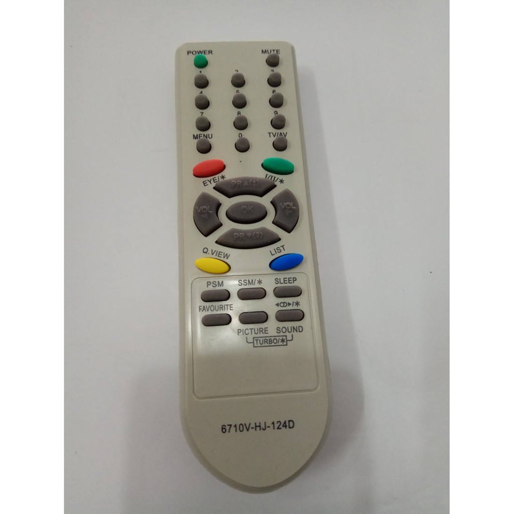 MURAH Remote Remot TV Televisi Tabung LG 124 D