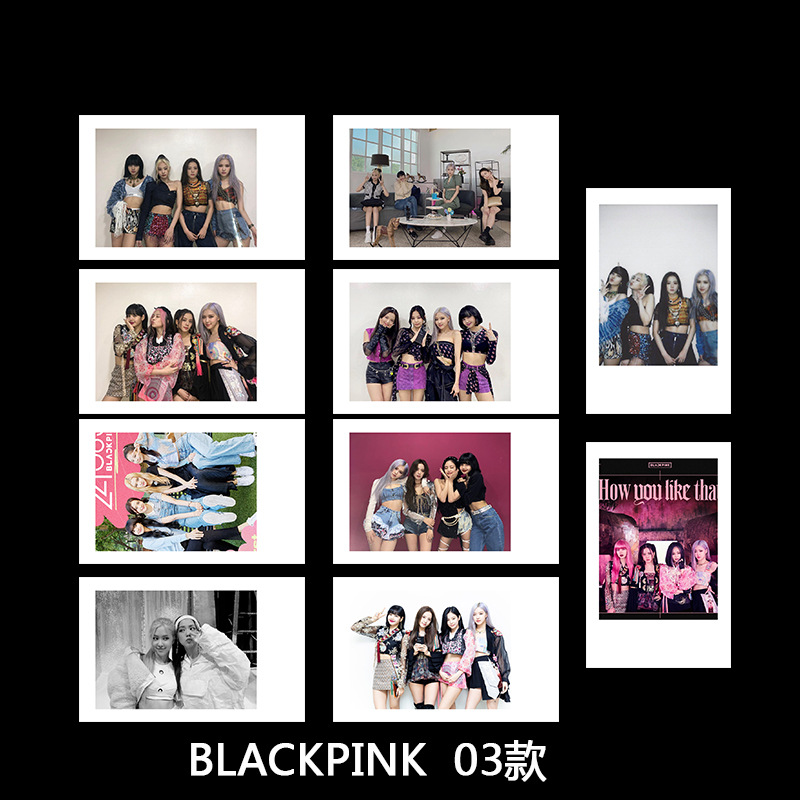 Kartu Lomo Foto Polaroid Kpop Blackpink Untuk Koleksi