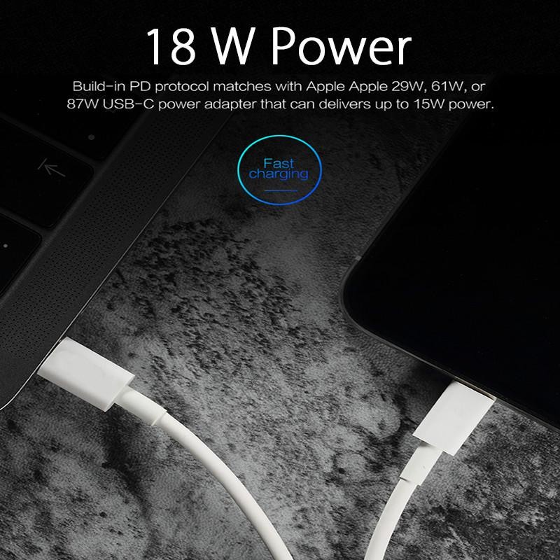 PD 18W Fast Charge Kabel Data Type C To Lightning