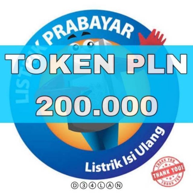 TOKEN PLN LISTRIK 200 RIBU TERCEPAT