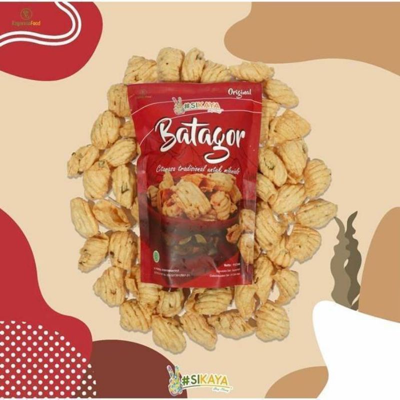 

kakarak food batagor sikaya 115gr spicy/original