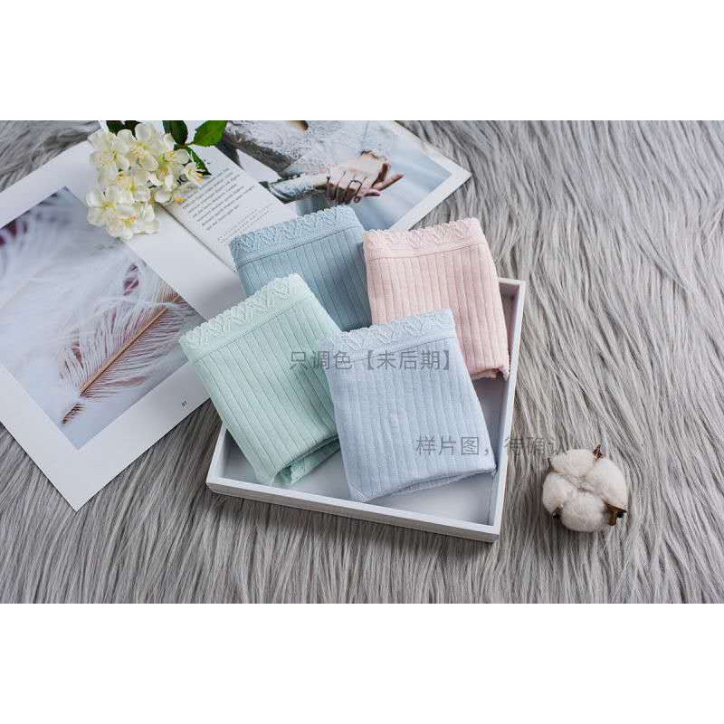 ❀ Chingu ❀ PW071 COD Celana Dalam Wanita Seamless Renda Cotton Katun CD Women Sexy Import Surabaya