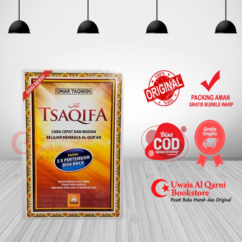 BEST SELLER ORIGINAL TSAQIFA CARA CEPAT DAN MUDAH BELAJAR MEMBACA AL-QUR'AN - UMAR TAQWIM ADZ DZIKR