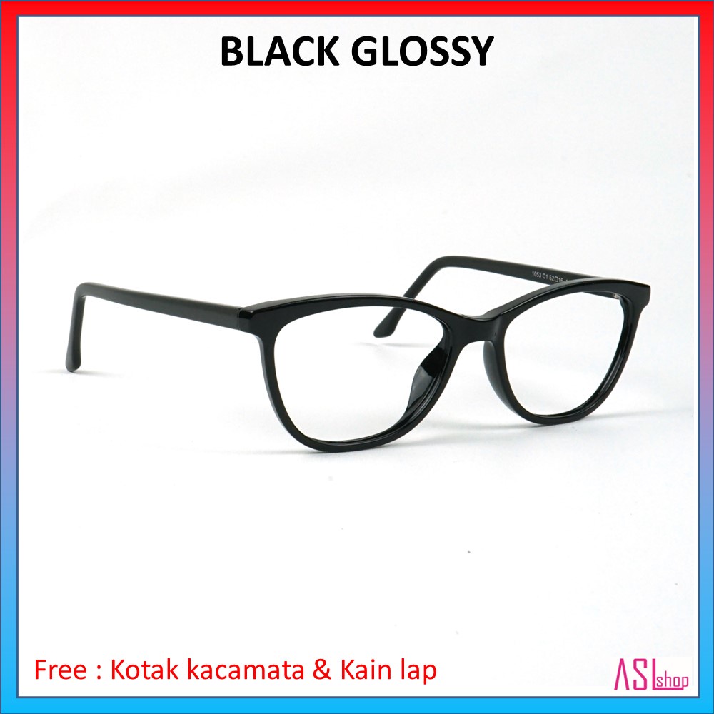 FRAME KACAMATA MINUS (ID 1053) + LENSA BLUERAY DAN PHOTOCROMIC