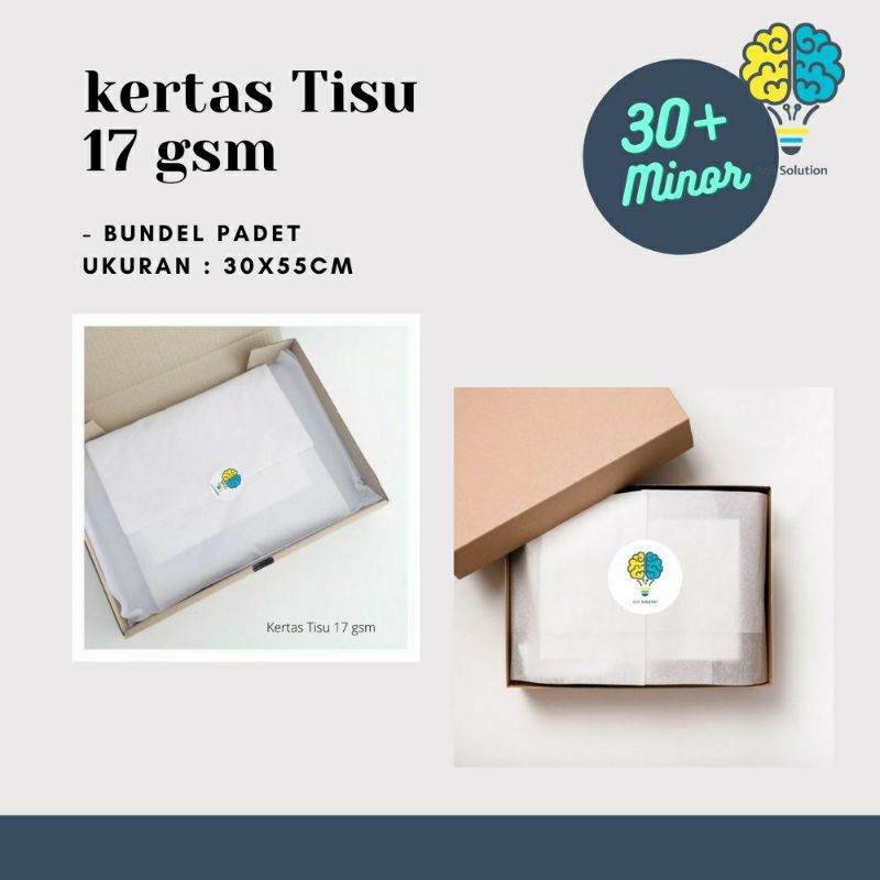 KERTAS TISU (17 gsm 30x55cm) /KERTAS Packing Hampers/ Kertas Baju