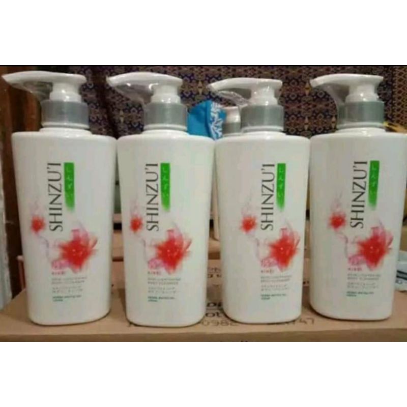 shinzui body cleanser 500ml botol pump