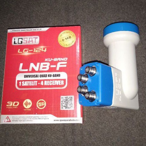 1 LNB 4 receiver TV KU band