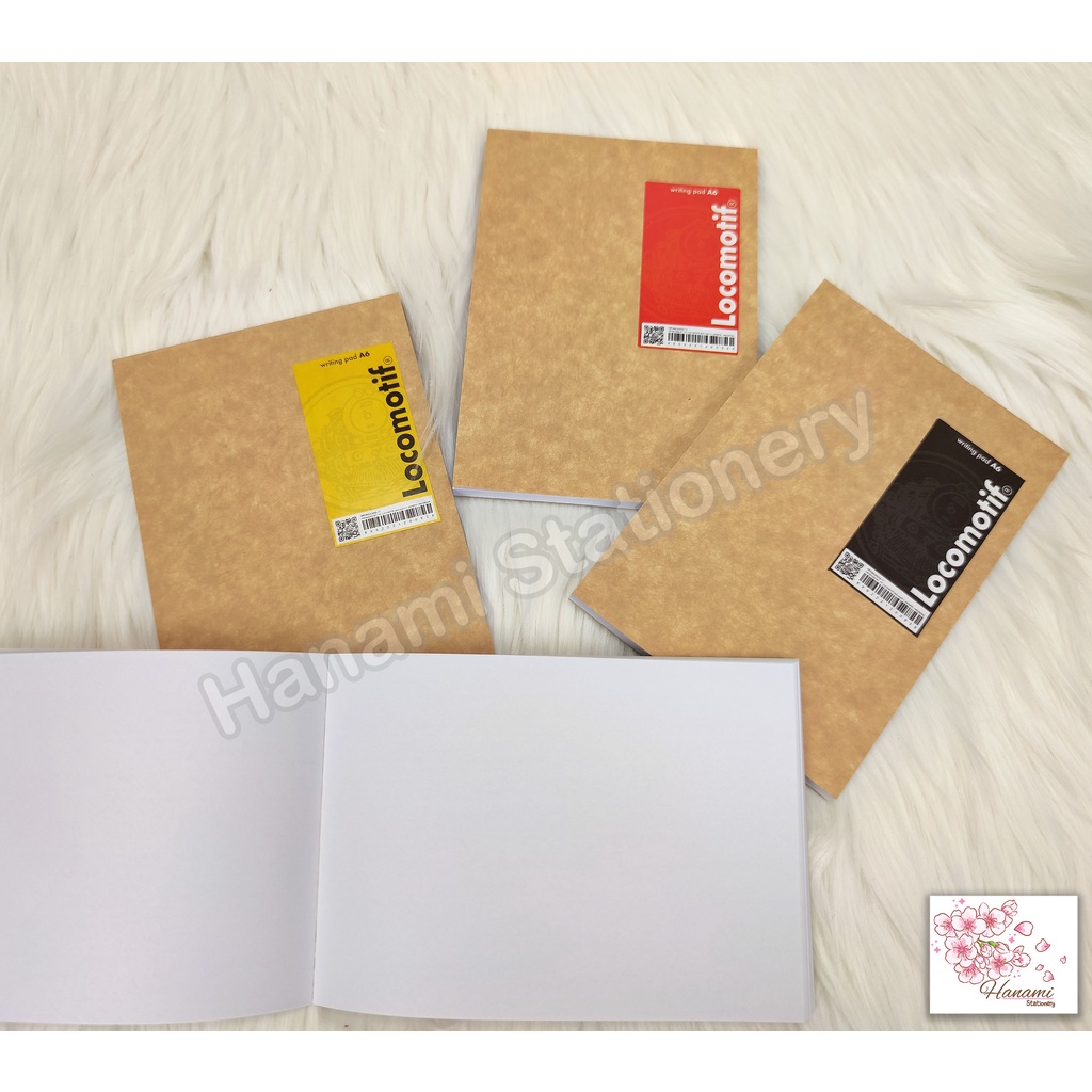 

Writing Pad A6 80 Sheets Polos - Buku Memo Locomotif