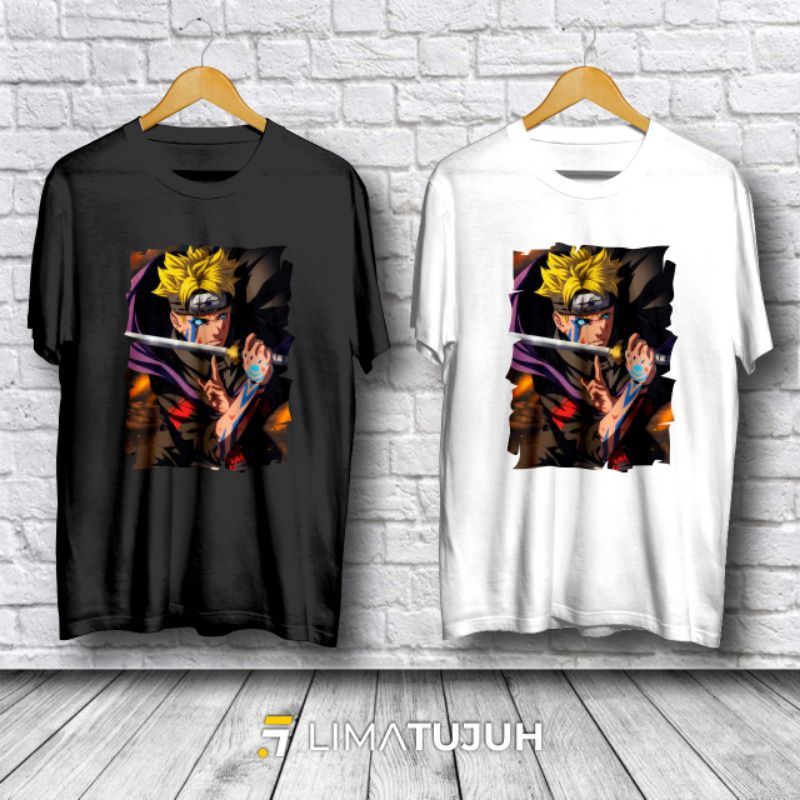 Kaos Boruto dewasa Mode Segel Karma Gambar 3D Premium