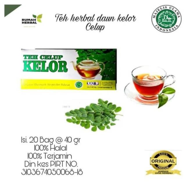 

Teh Celup Daun Kelor Herbal