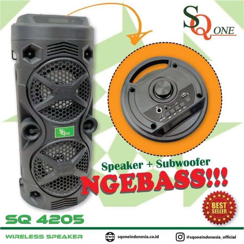 Speaker + Subwoofer SQ-420S Wireless Speaker SQ One