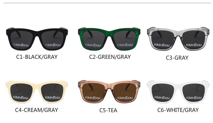 2020 new KIMHEKIM letters retro fashion sunglasses