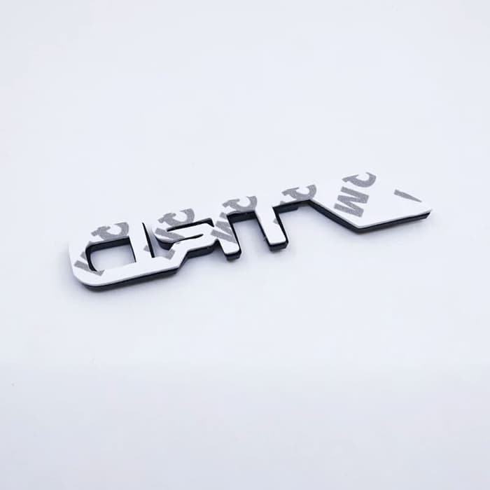 Silver Logo Emblem Mobil Chrome Trd Bendera Model Jdm Crom Crhome Tempel