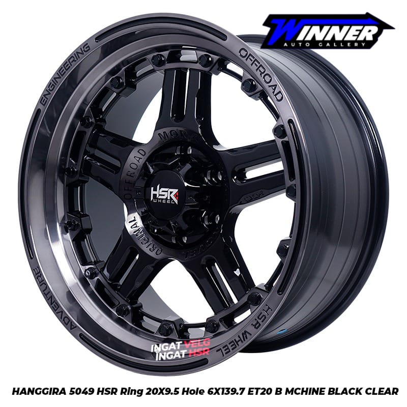 VELG OFFROAD 4X4 RING 20 VELG TRITON COROLADO HUMMER H3 TERRANO DLL