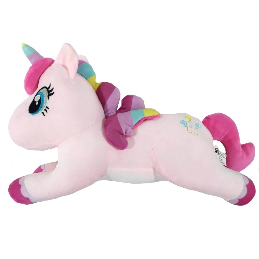 kado Mainan anak Boneka Unicorn Soft Rainbow My Little Pony Plush Toys lembut SNI-Mainan Anak lucu Perempuan