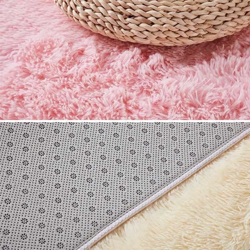 TD-AI04 DRESHOME Karpet Matras Bulu Non-Slip Living Room Rug 80x120cm - DE2002