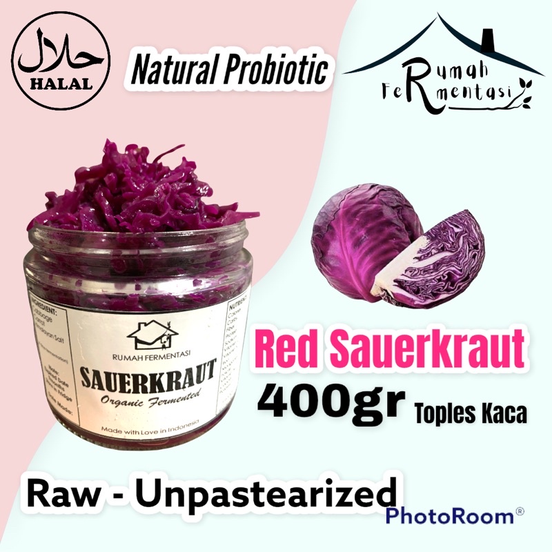 

400GR RED SAUERKRAUT II packing Jar Kaca