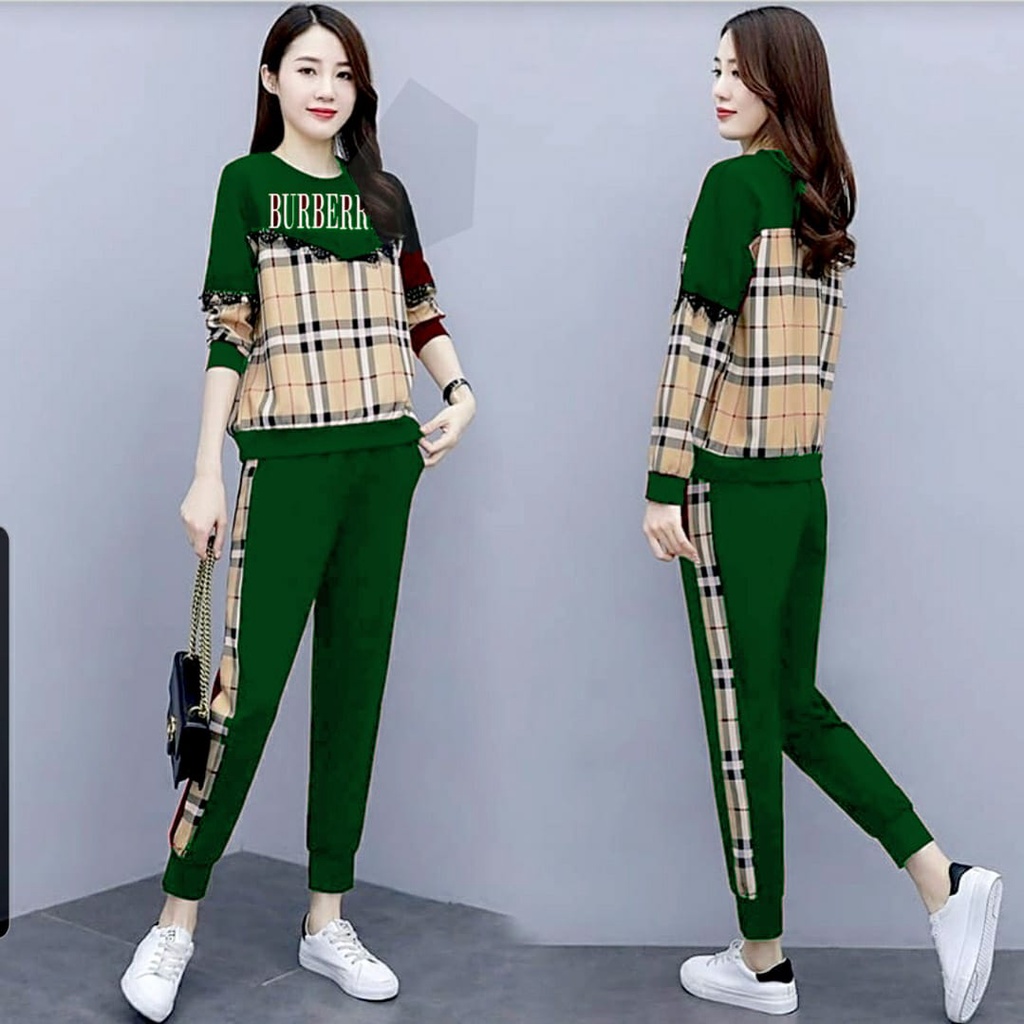 [HNFK] Stelan Bioleli / Setelan / Baju Stelan / Setelan Wanita / Set Korea / Pakaian Wanita Baru