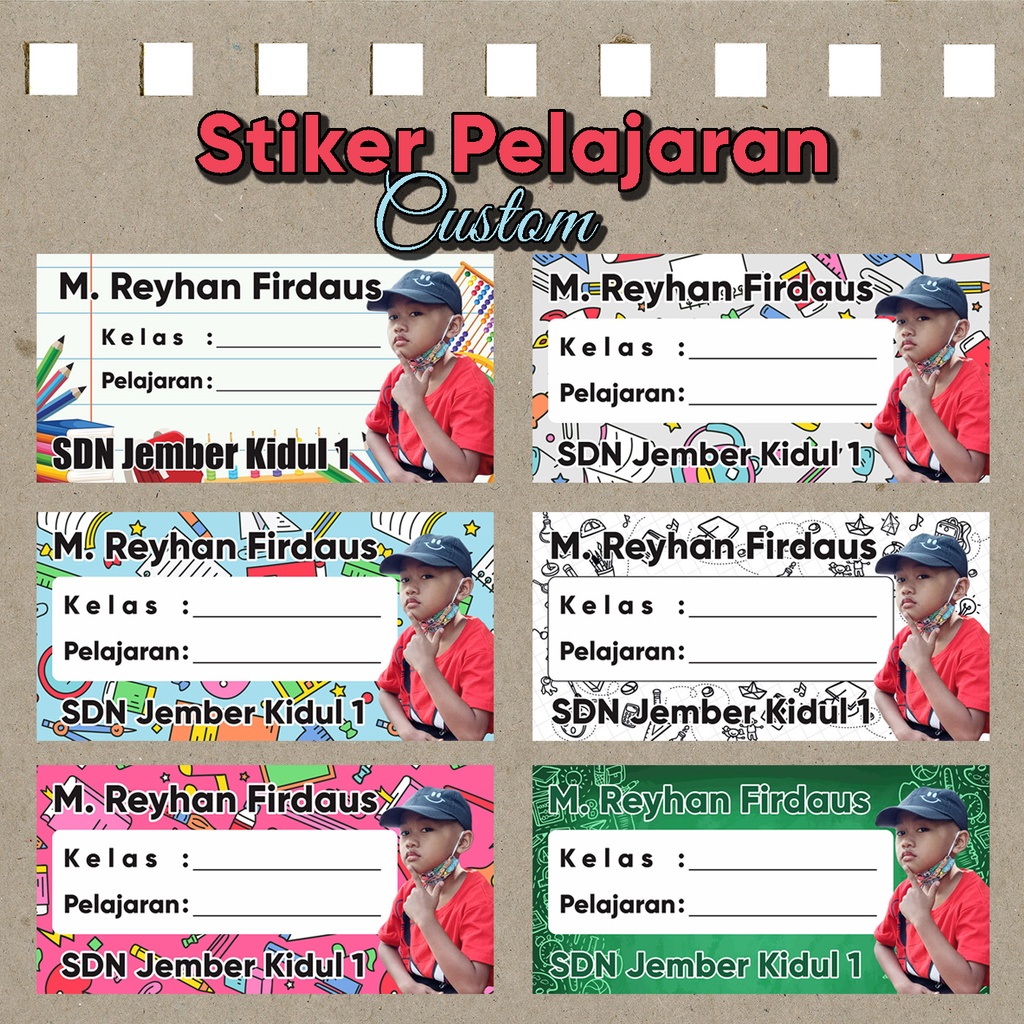 

STIKER PELAJARAN CUSTOM | STIKER SEKOLAH | STIKER MAPEL | STIKER BUKU