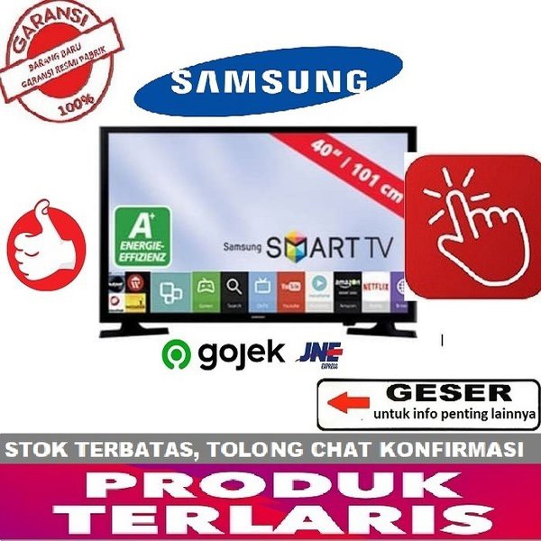 SAMSUNG FHD LED TV 40 inch -UHD- 40MU6100 - SMART digital - Garansi RESMI SAMSUNG Limited