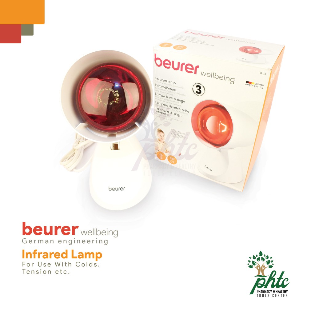 LAMPU INFRARED BEURER WELLBEING IL 11 100 Watt + DUDUKAN