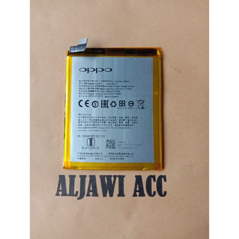 Baterai Battery Batre For Oppo R9S BLP-621 BLP621 Kompatibel Battery Hp