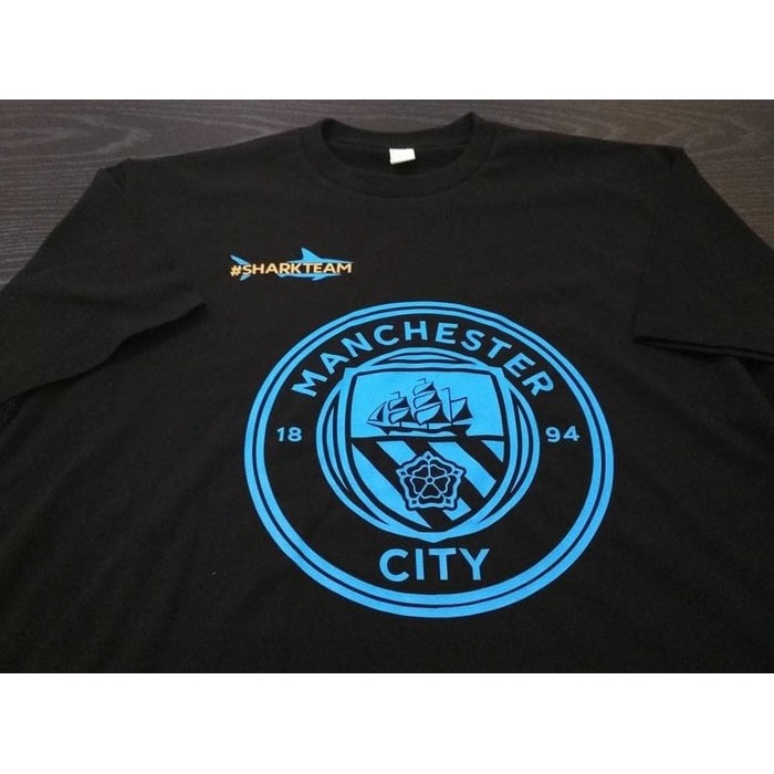 aos Tshirt Baju Combed 30S Distro City Shark Mendy manchester city