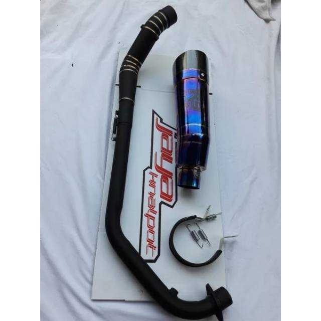 KNALPOT R9 H2 BLUE DOFF EMAS JUPITER MX NEW MX MX KING