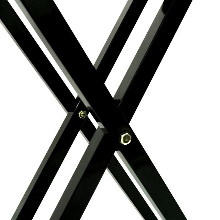 GUNINCO MEJA LIPAT KAKI SILANG kayu besi meja laptop portable meja mak