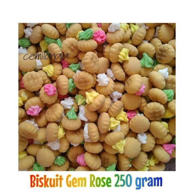 Jual Jajanan Jadul Biskuit Gem Rose Kue Kancing 250 Gr Enak Banget Shopee Indonesia