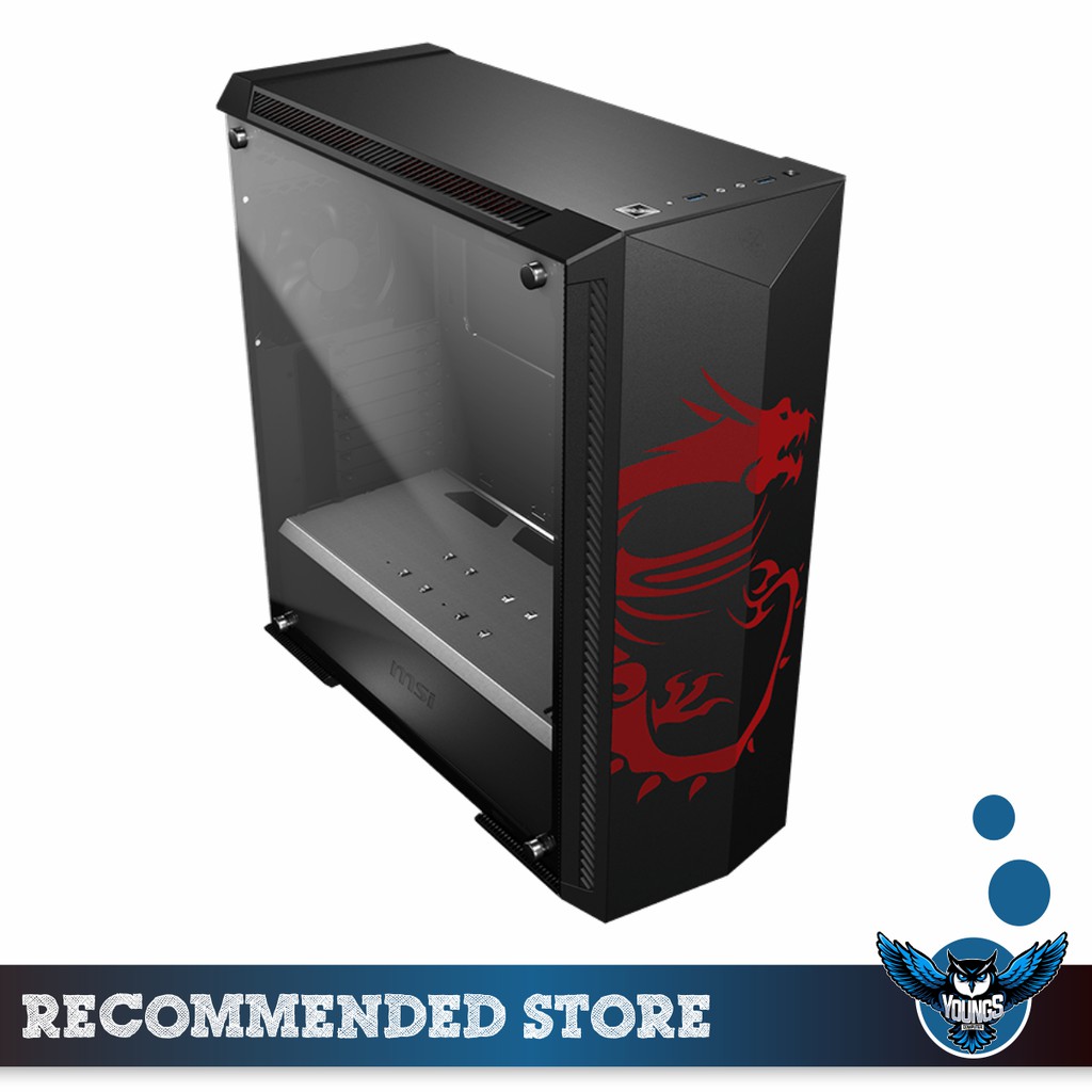 MSI MPG GUNGNIR 100D TEMPERED MID TOWER GAMING CASE