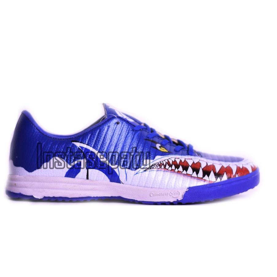 Sepatu Futsal Ortuseight Catalyst Requin Blue I Ortus Hiu Biru ..