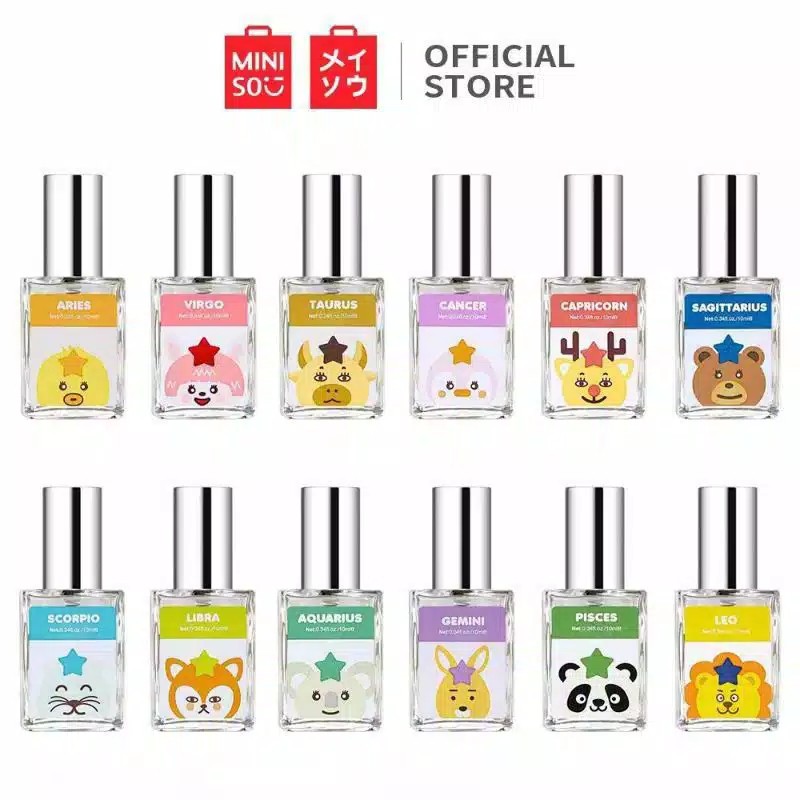 Parfum Miniso Official | Parfum Zodiak | Parfum Pria Wanita 30ml Original