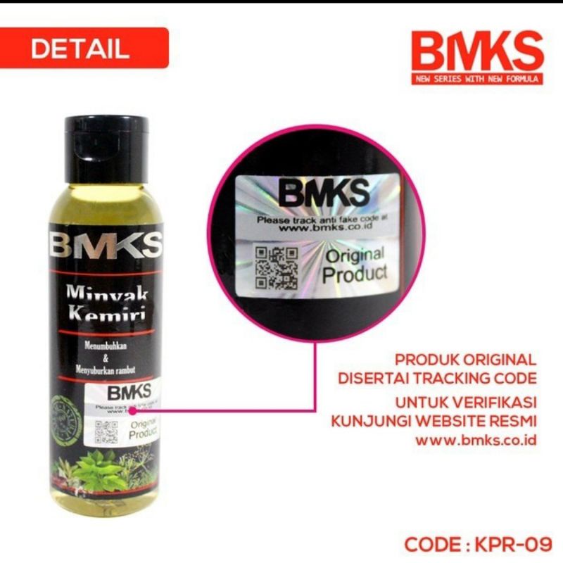 MINYAK KEMIRI BMKS ORIGINAL BPOM - BMKS KEMIRI OIL