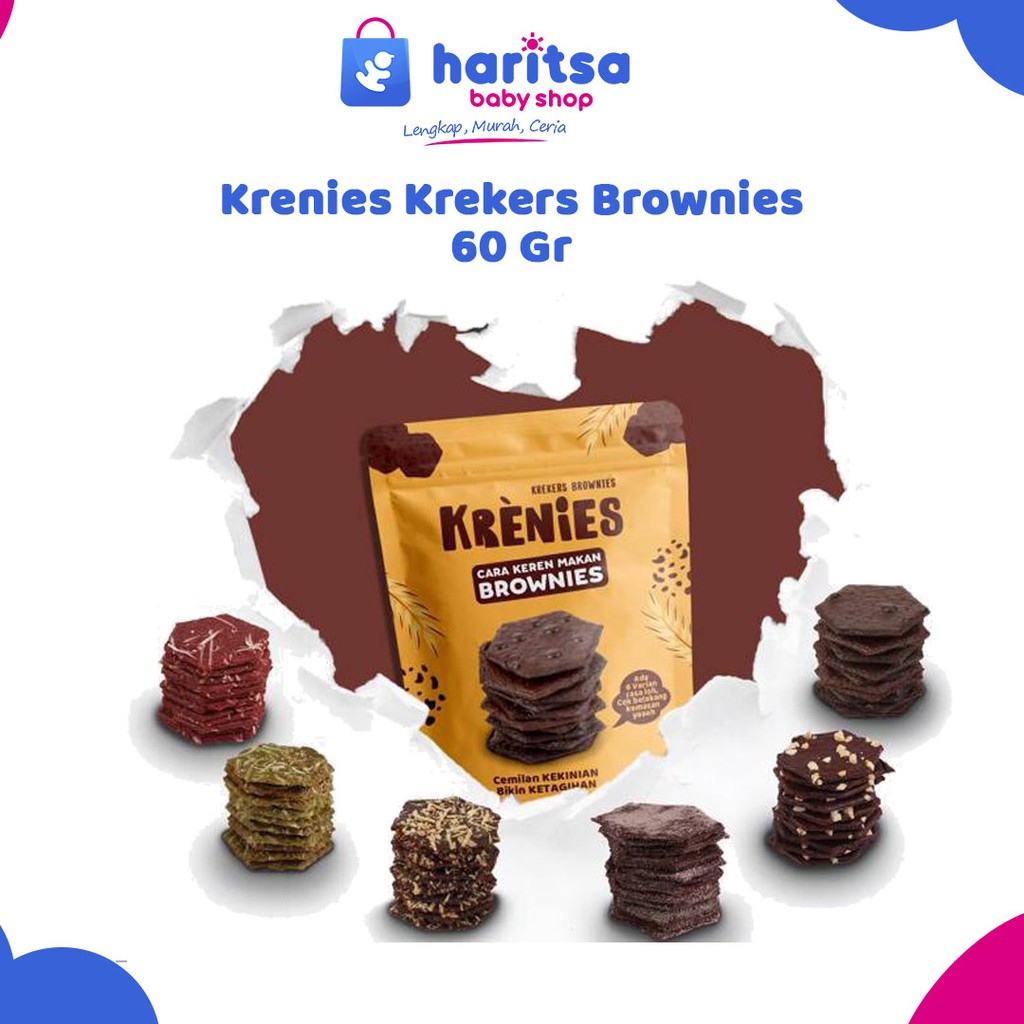 Krenies Brownies Cemilan Kekinian 60gr