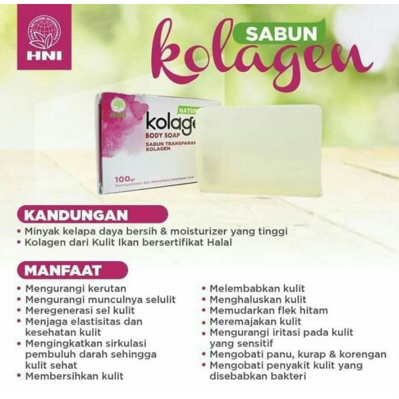 sabun kolagen HNI