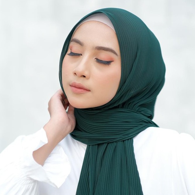 Nadiraa Hijab Selena Non Garis (pashmina plisket)part 1-4