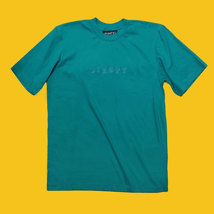 

GetDirrty Dirrty Embroidery Tosca Tee