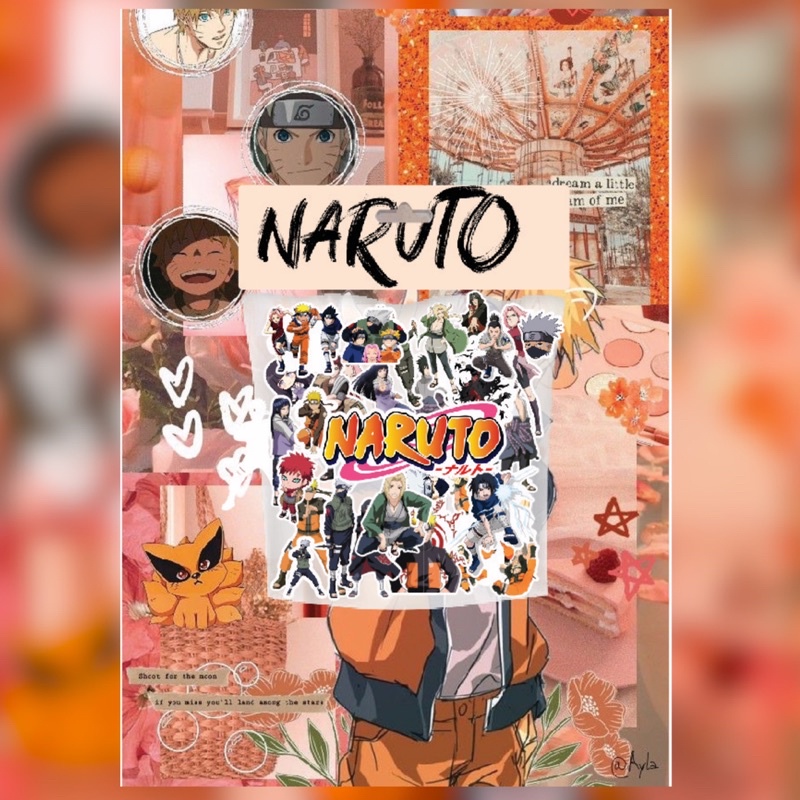 

[29 PCS STICKERS] Stickers Naruto untuk laptop, hp, dll sudah dicutting