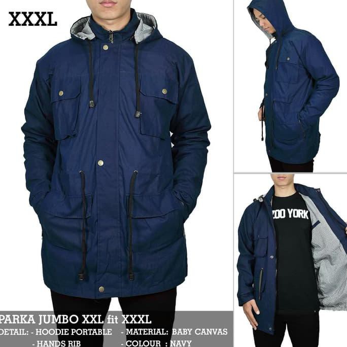 JAKET COWOK Jaket Parka Jumbo Pria