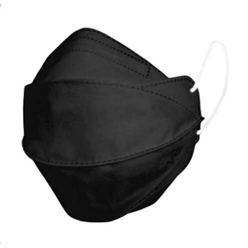 Masker kf94 hitam Masker Korea garis tengah (MODEL POKANA)