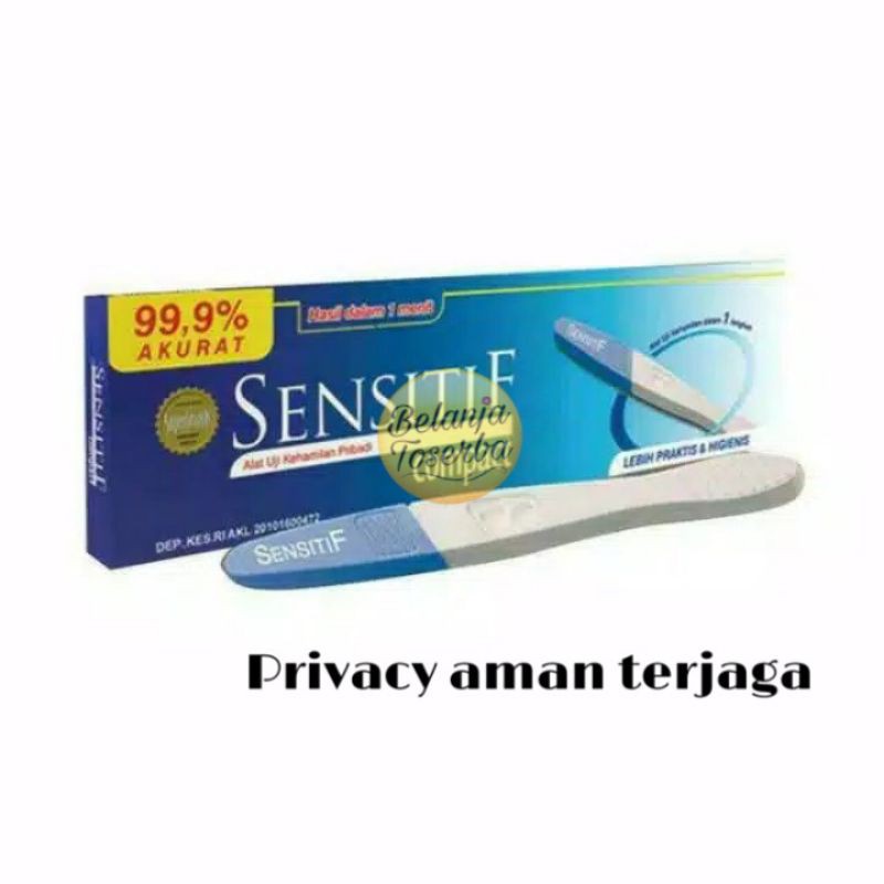 1 Buah Test Kehamilan Sensitif box Compact / Tes Hamil Pregnancy Kompek Blue / Tespek Stick Sensitif