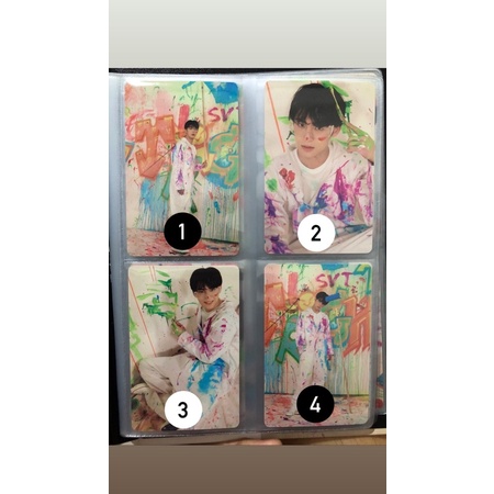 PHOTOCARD MINGYU ALBUM FACE THE SUN CARAT VERS