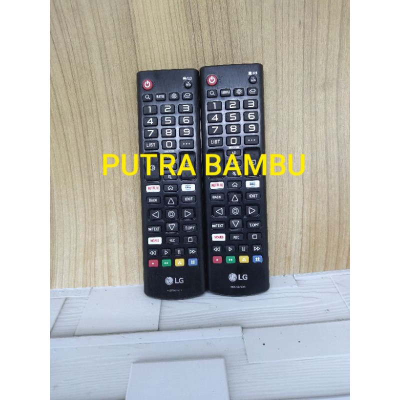 Remote Remot Smart Tv Lg Led Netflix Akb75675311 Original Asli Shopee Indonesia